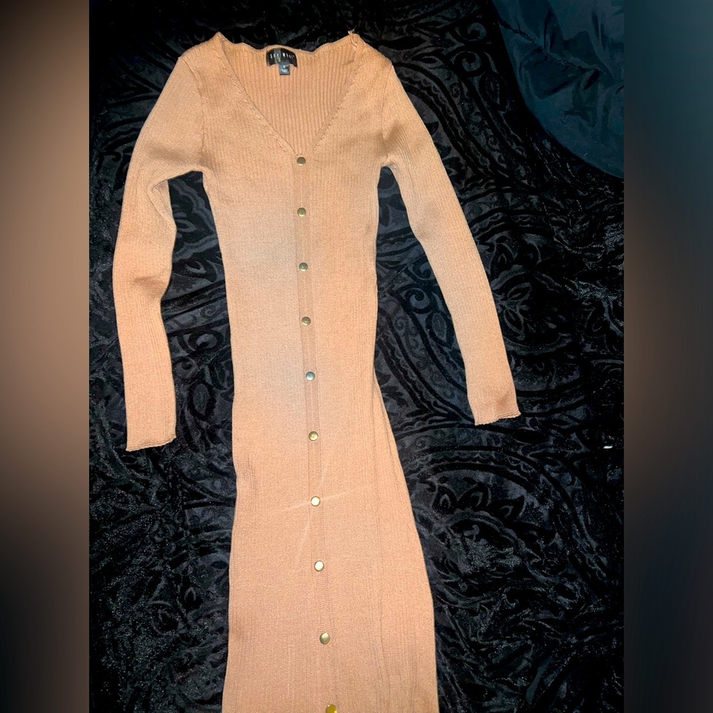 Nude Sweater Dress